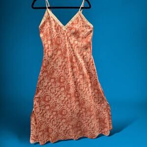 Whimsical Lace Up Romantic Croquette Vintage Y2K Satin Slip Dress Night Gown